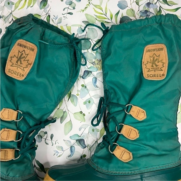 Vintage Sorel Snowlion Tall Insulated Winter Snow Boots 6 - Picture 4 of 9